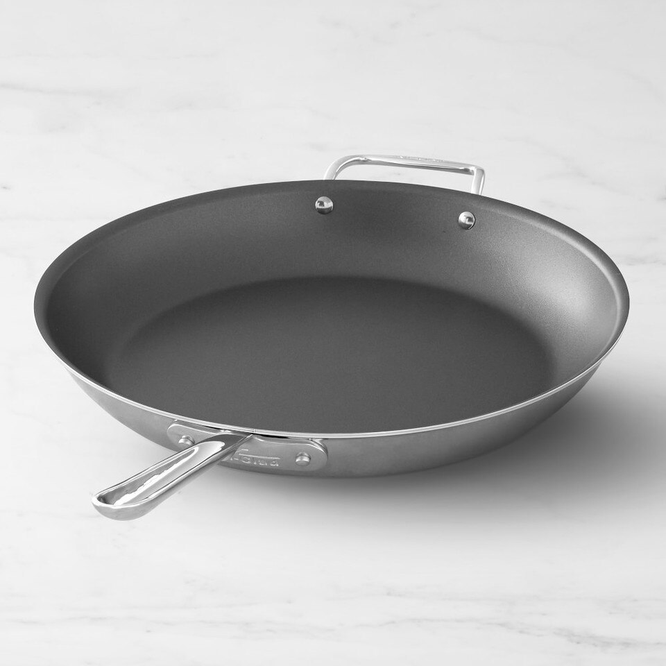AllClad d5 StainlessSteel Nonstick Fry Pan Williams Sonoma AU